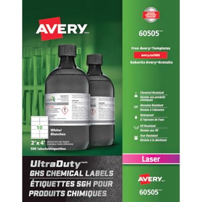 AVERY 60505 GHS CHEM LABELS