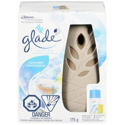 GLADE AUTO SPRAY KIT CLEAN LIN