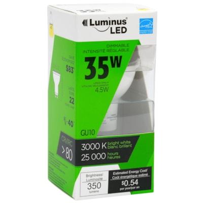 LED BULB, 4.5W GU10 3000K