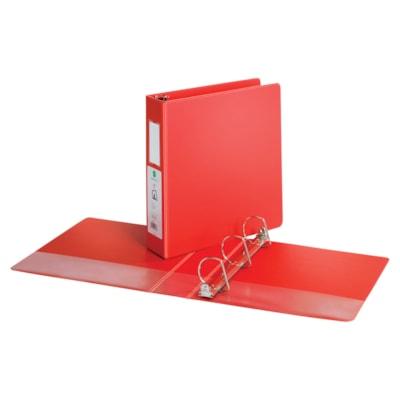 G&T D RING 2  BINDER RED-LTR