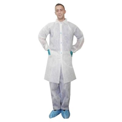 LABCOATS W/ 4 SNAP CLOSURE MED