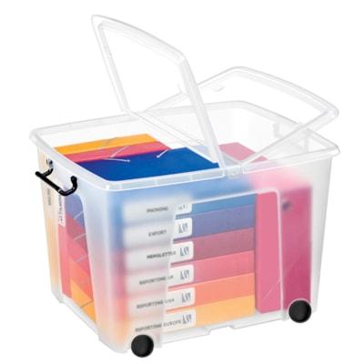 75 LITRE CLR STORAG BOX W/LID