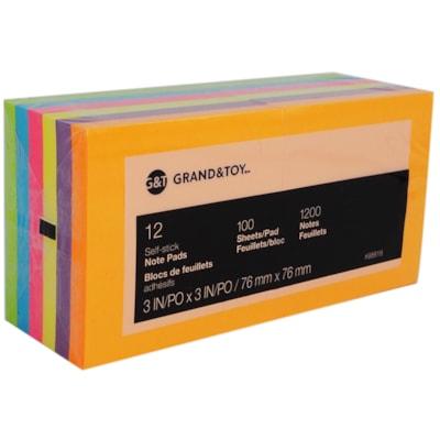 G&T 3X3 REG STICKY NOTES DEEP