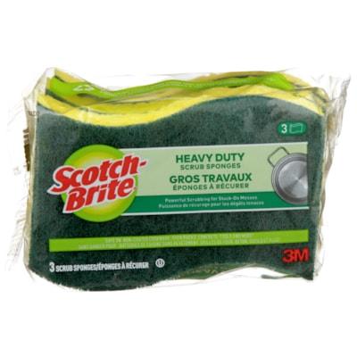 SCOTCH-BRITE H/D SCRUB PAD 3PK