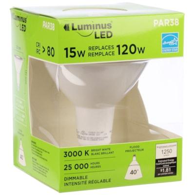 LED BULB 15W PAR38 FL 3000K