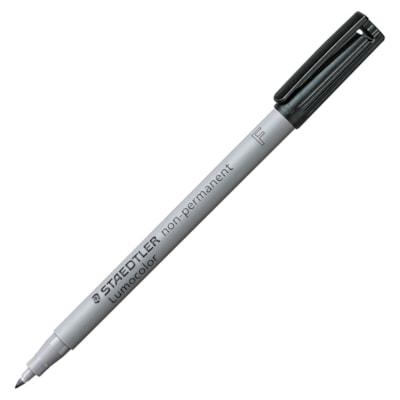 LUMOCOL NON-PERM MARKR FINEBLK