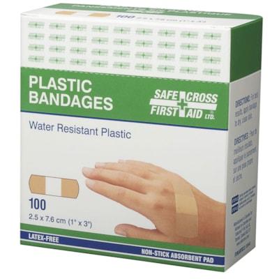 PLASTIC BANDAGES 2.5 X 7.6CM