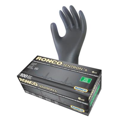 SENTRON 6 NITRILE GLOVE BLK L