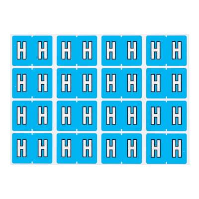 LABEL ALPHABETIC LT BLU -H-