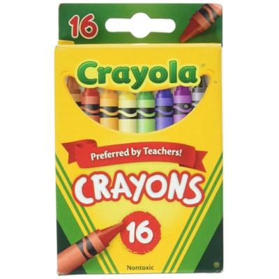 CRAYOLA 16 PK CRAYONS ASST'D