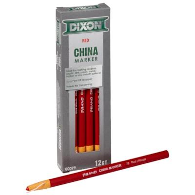 DIXON CHINA MARKERS RED 12