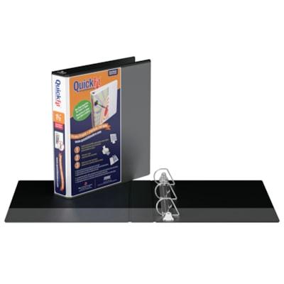 QUICKFIT BINDER 1.5  BLK ANGLE