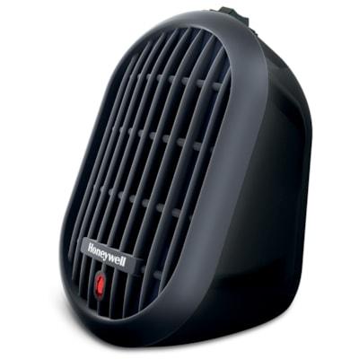 Honeywell Heat Bud Ceramic Portable-Mini Heater HCE100 - Ceramic - Electric - Electric - 170 W to 250 W - 2 x Heat Settings - 250 W - Indoor - Portable, Desktop, Tabletop - Black