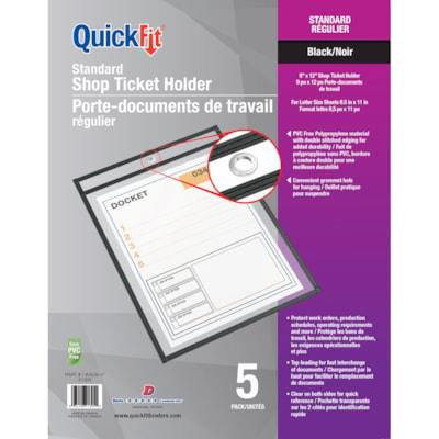 STANDARD SHOP TICKET, BLACK