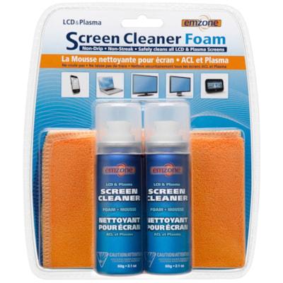 EMZONE SCREEN CLNR FOAM 2/PK