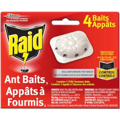 RAID ANT BAITS 4 PK, ANT TRAPS