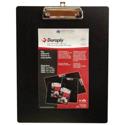 DURAPLY  CLIPBRD 8.5 X11   BLK