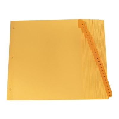 BINDR INDX A-Z 25TABS LTR BUFF