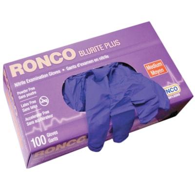 RONCO PURPLE NITRILE GLOVE MED