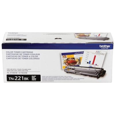 Brother TN221BK Original Toner Cartridge - Laser - Standard Yield - 2500 Pages - Black