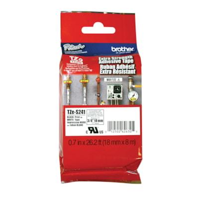 BLK/WHT X STR ADHS TAPE (18MM)