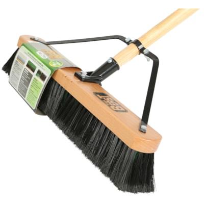18  ASSEMBLED W/B PUSH BROOM