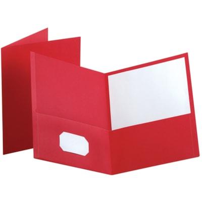 PORTFOLIO 2 POCKET RED LTR
