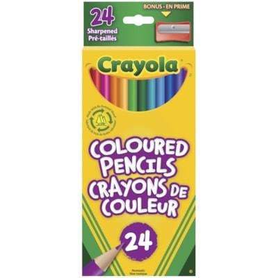 COLOUR PENCILS CRAYOLA 24/PK