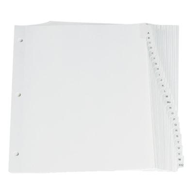 OXFORD TAB DIVIDERS, A-Z, WHT