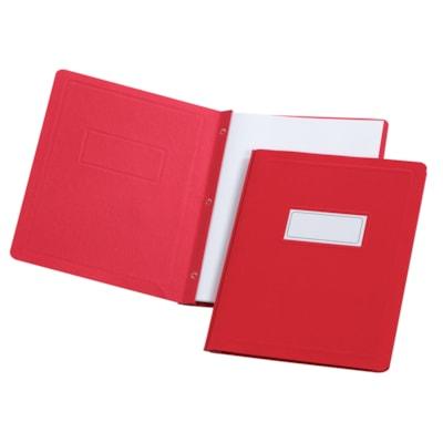 G&T RPRT COVER EMB BORDER RED