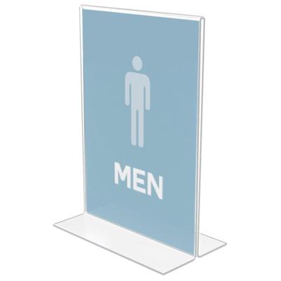 STAND UP SIGN HOLDER CLEAR 5X7