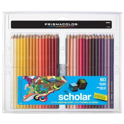 SCHOLAR COLOURED PENCILS 60/PK