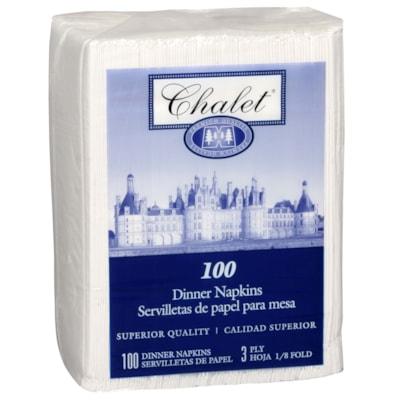CHALET DINNERNAPKIN 100PK