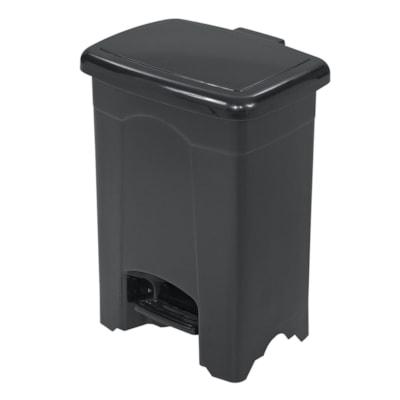 PLASTIC STEP-ON, 4 GAL, BLACK