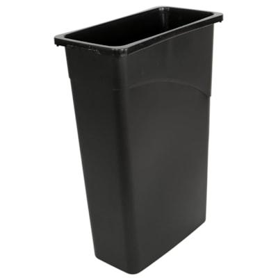 SLIM CONTAINER  23 GAL. BLACK