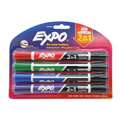 EXPO DUAL ENDED 4PK MARKERS
