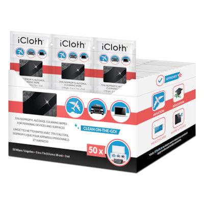 ICLOTH 70%IPA WIPE 5X7 50/BOX