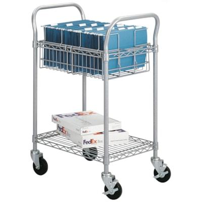 SAFCO WIRE MAIL CART 24  WIDE