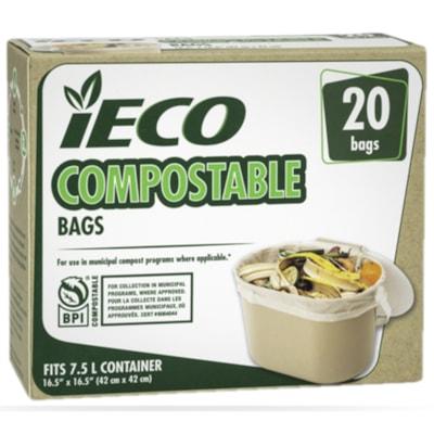 IECO COMPOST KITCH BAGS 20BX