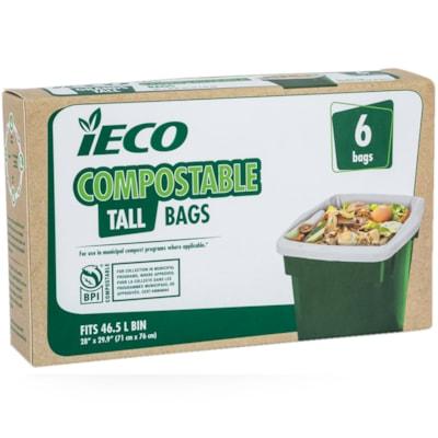 IECO COMPOST BIN LINERS 6BX