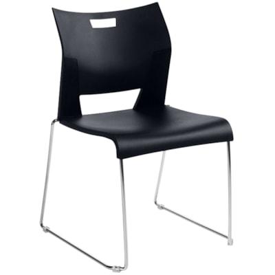 DUET ARMLESS CHAIR BLACK