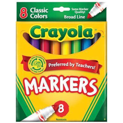 CRAYOLA MARKERS 8/PK