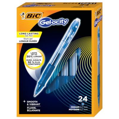 BIC GELOCITY GEL PEN BLU 24/BX