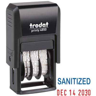 TRODAT 4850 DATER,  SANTIZED