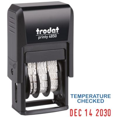 TRODAT 4850 DATER, TEMP CHECK