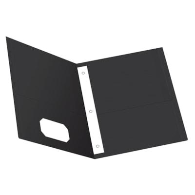 TWIN PKT PORT W/FASTENER BLACK