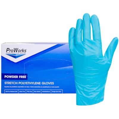POLY STRETCH GLOVE BLUE XL 200