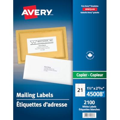 ADDRESS LABEL 2-13/16 X1-1/2