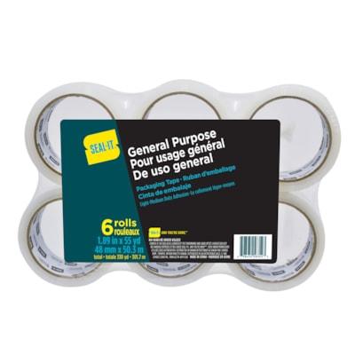 SEALIT PKG TAPE1.89 X55YD 6PK