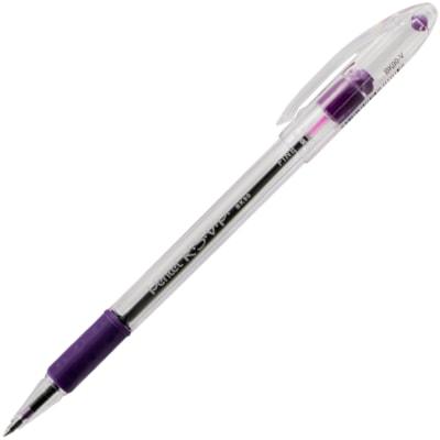 BALLPT PEN W/GRIP VIOLET FINE